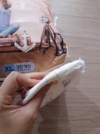 보솜이 액션핏 팬티형 — 5점을 준 리뷰어가 2019년 3월 올린 사용 사진