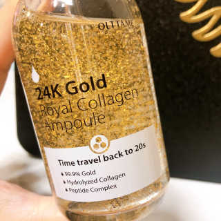 오르템 24K 골드 로얄 콜라겐 앰플 — 4점을 준 리뷰어가 2019년 10월 올린 사용 사진