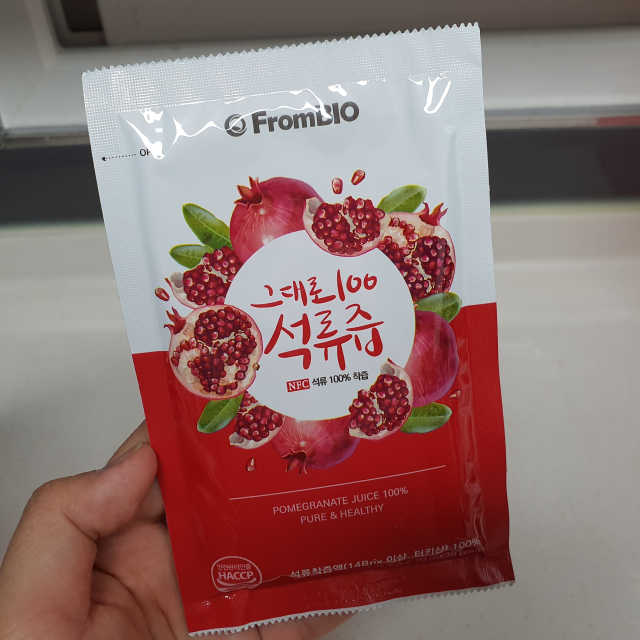 오직 석류만 [그대로100 석류즙] 하루 1포로 건강하게 리뷰 사진