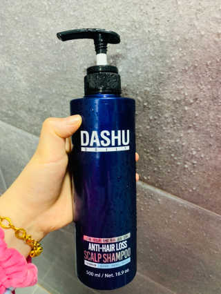 다슈코리아 다슈 데일리 한방 두피 골드 샴푸 500ml — 4점을 준 리뷰어가 2019년 2월 올린 사용 사진