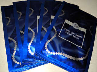 Pearl Collagen Velvet Mask 1 BOX by YVESOM — 5점을 준 리뷰어가 2019년 2월 올린 사용 사진