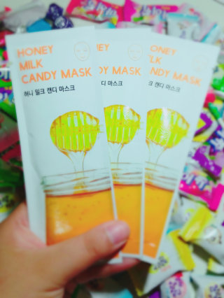 캔디오레이디 허니밀크 캔디마스크 — 4점을 준 리뷰어가 2016년 7월 올린 사용 사진