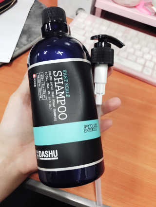 다슈코리아 다슈 데일리 패스트 한방 두피 샴푸 500ml — 3.5점을 준 리뷰어가 2017년 5월 올린 사용 사진