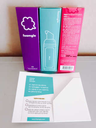 폼글 I foamgle [폼글] 거품가글 50ml 3종 - 민트, 라벤더, 라즈베리 — 5점을 준 리뷰어가 2019년 11월 올린 사용 사진