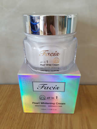 파시스 올인원 진주 화이트닝 크림 100ml — 5점을 준 리뷰어가 2018년 11월 올린 사용 사진