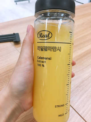 장수농가 리얼깔라만시 — 4점을 준 리뷰어가 2018년 6월 올린 사용 사진