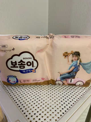 보솜이 액션핏 팬티형 — 5점을 준 리뷰어가 2019년 3월 올린 사용 사진