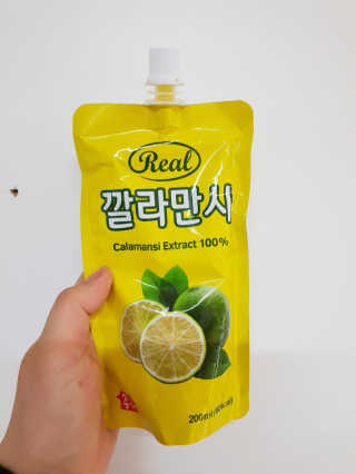 장수농가 리얼깔라만시 — 4.5점을 준 리뷰어가 2018년 4월 올린 사용 사진