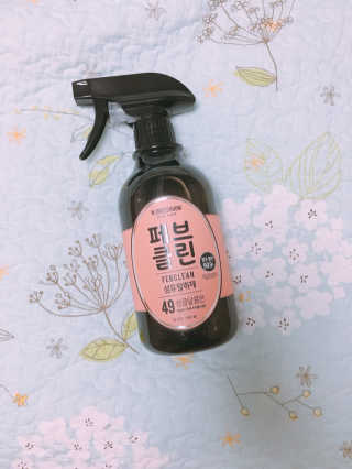더블유드레스룸 페브클린 500ml — 5점을 준 리뷰어가 2018년 8월 올린 사용 사진