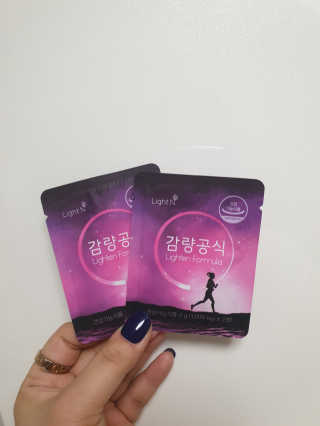 [감량공식] 다이어트 건강기능식품 — 4점을 준 리뷰어가 2019년 12월 올린 사용 사진