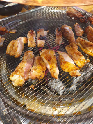 [춘여닭숯불닭갈비] 닭갈비 무한 2인+치즈퐁듀+음료수 — 5점을 준 리뷰어가 2019년 6월 올린 사용 사진