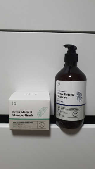달리프 베러 퍼퓸 샴푸 1000ml 레이니데이 or 일랑로즈 — 5점을 준 리뷰어가 2019년 12월 올린 사용 사진