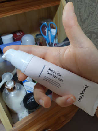 보나쥬르 멜팅 글로우 카밍 크림 50ml — 5점을 준 리뷰어가 2020년 1월 올린 사용 사진