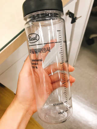 장수농가 리얼깔라만시 — 5점을 준 리뷰어가 2018년 6월 올린 사용 사진