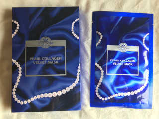 Pearl Collagen Velvet Mask 1 BOX by YVESOM — 5점을 준 리뷰어가 2019년 2월 올린 사용 사진