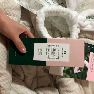 포레스트힐 그린 밸런스 클렌져 100ml + 토끼 헤어밴드 — 5점을 준 리뷰어가 2020년 2월 올린 사용 사진