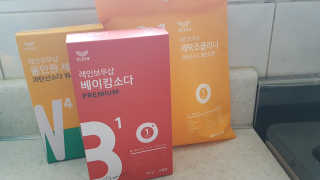 레인보우샵 올인원세탁세제,베이킹소다 스틱포6개입+세탁조클리너 — 4.67점을 준 리뷰어가 2018년 3월 올린 사용 사진