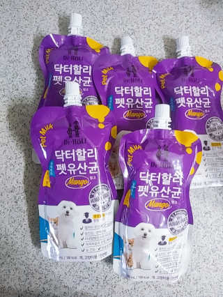 닥터할리펫밀크 8종 — 3.5점을 준 리뷰어가 2019년 9월 올린 사용 사진