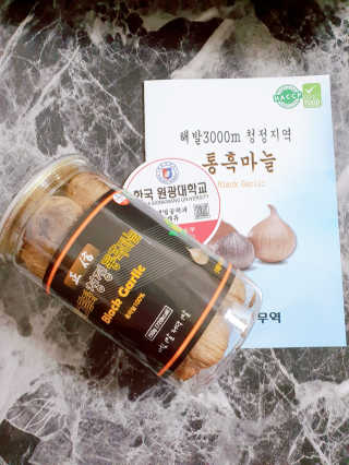 정신무역 티베트 히말라야 샹그릴라 통흑마늘 250g — 5점을 준 리뷰어가 2020년 3월 올린 사용 사진