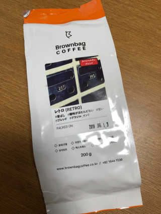 브라운백 커피 Brownbag Coffee specialty blend coffee beans — 3.83점을 준 리뷰어가 2018년 11월 올린 사용 사진
