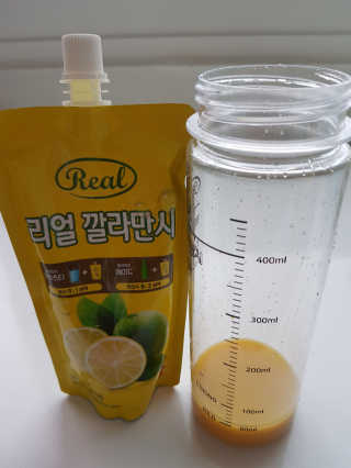 장수농가 리얼깔라만시 — 3점을 준 리뷰어가 2018년 6월 올린 사용 사진