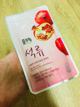 [풀무원] 마시는 건강밸런스 석류 — 4.33점을 준 리뷰어가 2018년 1월 올린 사용 사진