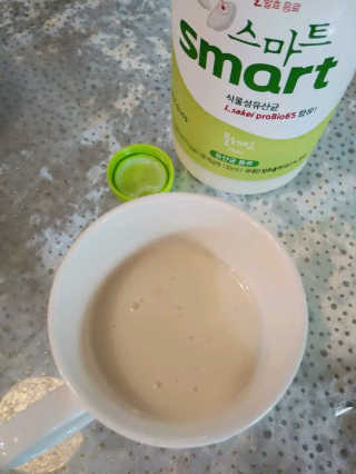 유산균하우스 프로바이오65 스마트 딸기맛, 플레인 맛 2종 랜덤 — 5점을 준 리뷰어가 2019년 6월 올린 사용 사진