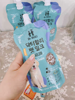 닥터할리펫밀크 8종 — 5점을 준 리뷰어가 2019년 4월 올린 사용 사진