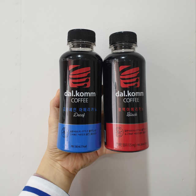 [빙그레] 달콤커피 콜라보 디카페인, 블랙 아메리카노 리뷰 사진