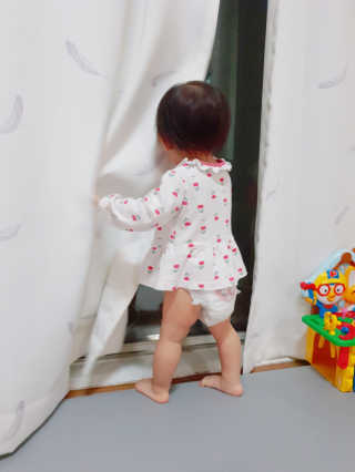 보솜이 베이비케어 팬티형 기저귀 — 5점을 준 리뷰어가 2019년 3월 올린 사용 사진