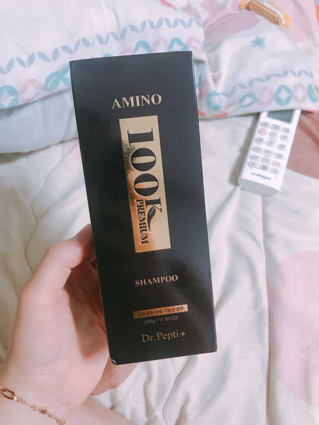 아미노 100K 프리미엄 샴푸 500g 리뷰 사진