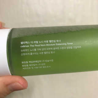 셀리맥스 노니  수분 밸런싱 토너 — 5점을 준 리뷰어가 2019년 12월 올린 사용 사진