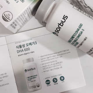 소버스 식물성 오메가3 DHA 600 — 5점을 준 리뷰어가 2020년 2월 올린 사용 사진