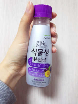 풀무원 식물성유산균 레드앤오메가 + 푸룬앤바이오 — 5점을 준 리뷰어가 2018년 11월 올린 사용 사진