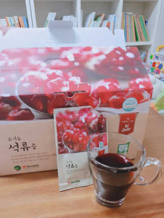 [하이헬스] 정말 진하고 맛있는 유기농 석류즙 30포 — 5점을 준 리뷰어가 2019년 11월 올린 사용 사진