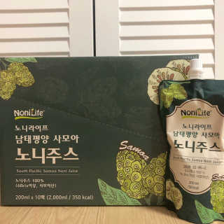 장수농가 남태평양 사모아 노니 원액 1L or 200mlx10팩 중 택 1 — 3.5점을 준 리뷰어가 2019년 1월 올린 사용 사진