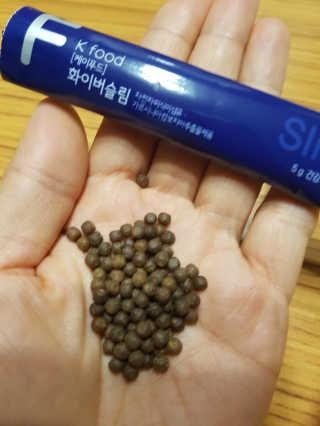 똥기사의 케이푸드 화이버슬림 — 5점을 준 리뷰어가 2020년 1월 올린 사용 사진