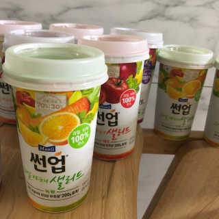 과일야채샐러드 썬업 과일야채 샐러드 3종 — 5점을 준 리뷰어가 2018년 8월 올린 사용 사진