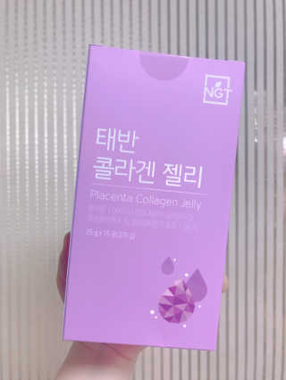 네츄럴굿띵스 태반 콜라겐 젤리 15포 — 4점을 준 리뷰어가 2019년 6월 올린 사용 사진