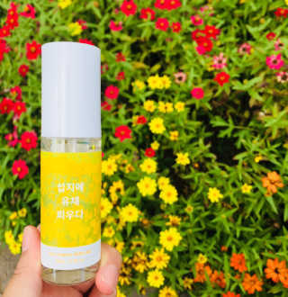 르플랑 제주 패브릭 퍼퓸 60ml 8종 — 4점을 준 리뷰어가 2018년 10월 올린 사용 사진