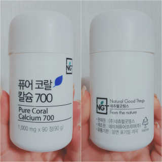 네츄럴굿띵스 퓨어 코랄 칼슘 700 30일분 — 3.33점을 준 리뷰어가 2018년 10월 올린 사용 사진