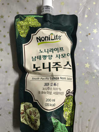 장수농가 남태평양 사모아 노니 원액 1L or 200mlx10팩 중 택 1 — 4.33점을 준 리뷰어가 2019년 1월 올린 사용 사진