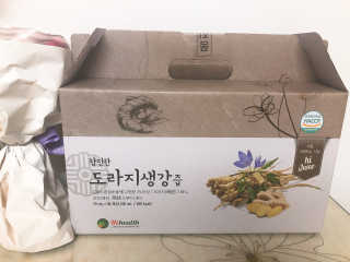 [하이헬스] 환절기에 좋은 참진한 도라지생강즙 30포 — 5점을 준 리뷰어가 2019년 11월 올린 사용 사진