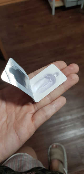 야시엔코 앰플수면팩 퍼플 — 5점을 준 리뷰어가 2018년 7월 올린 사용 사진