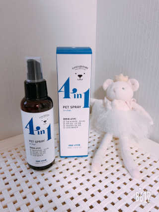 강아지스토리 포인원 모이스처 미스트 100ml — 5점을 준 리뷰어가 2018년 11월 올린 사용 사진