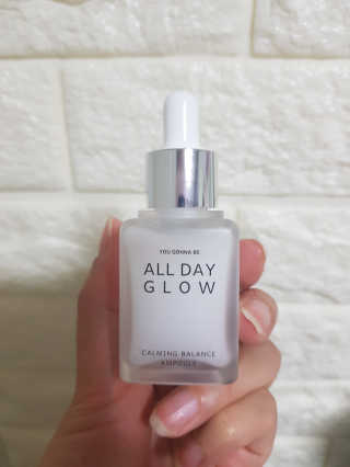 ALL DAY GLOW [올 데이 글로우] 카밍 밸런스 앰플 30ml — 5점을 준 리뷰어가 2019년 11월 올린 사용 사진