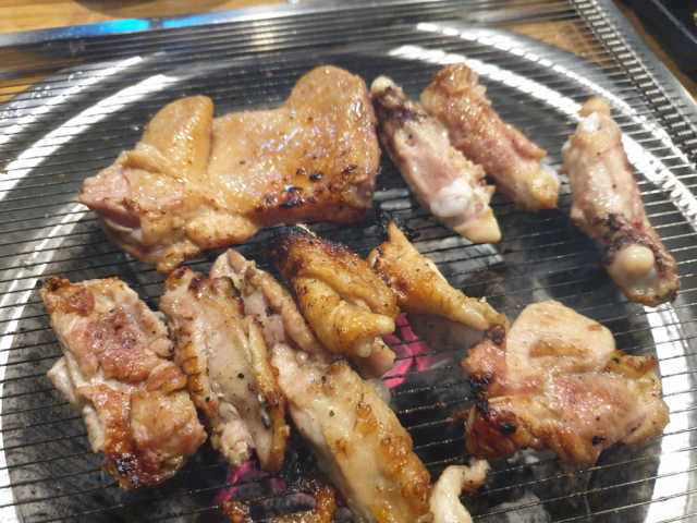 [춘여닭숯불닭갈비] 닭갈비 무한 2인+치즈퐁듀+음료수 리뷰 사진