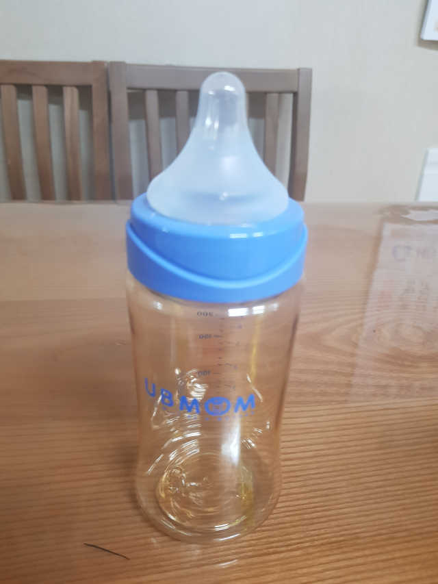 유비맘 PPSU 젖병 노꼭지_260ml_컬러 랜덤 발송 리뷰 사진