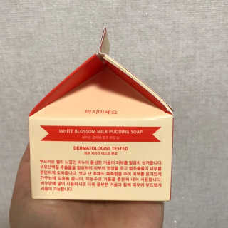 포피엠테라피 화이트 블라썸 밀크 푸딩솝 — 5점을 준 리뷰어가 2019년 7월 올린 사용 사진