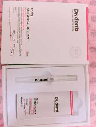 Dr.denti 닥터덴티 치아미백 7days 화이트닝 프로그램 — 3점을 준 리뷰어가 2016년 11월 올린 사용 사진